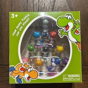 Stackable Colorful Yoshi-Inspired Figures Playset - Multi Color